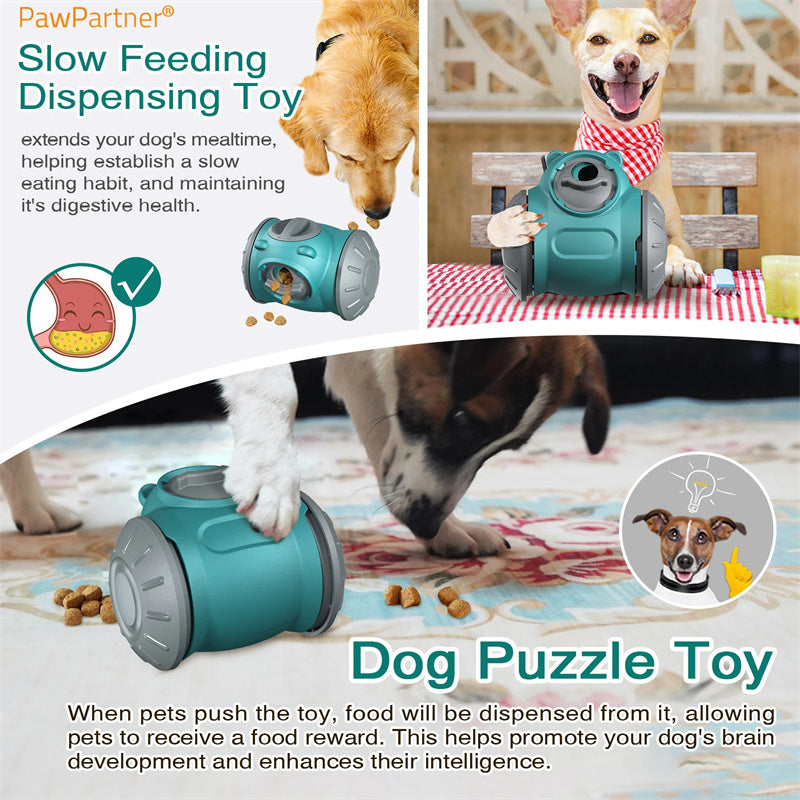 Dog Tumbler Toys Increases Pet IQ Interactive Slow Feeder for Small Medium Dogs Cat Training Balance