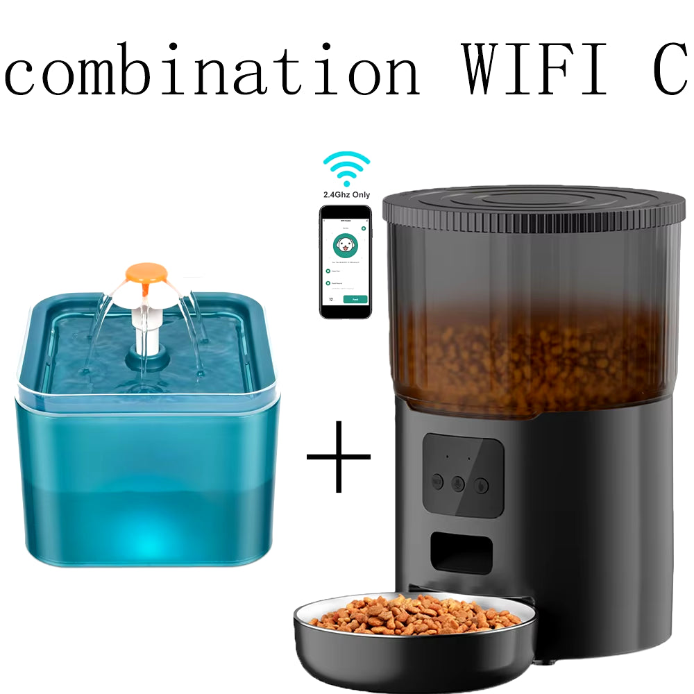 4L Pet Feeder WIFI Automatic