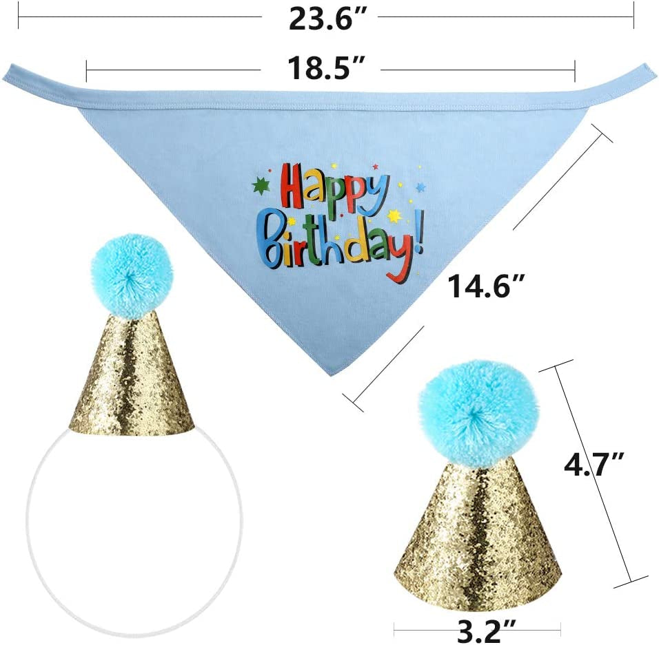 Dog Birthday Bandana/Hat Party Supplies 