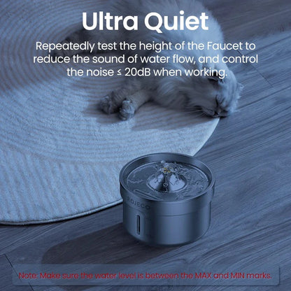 ROJECO Stainless Steel Pet Drinking Fountain Automatic Water