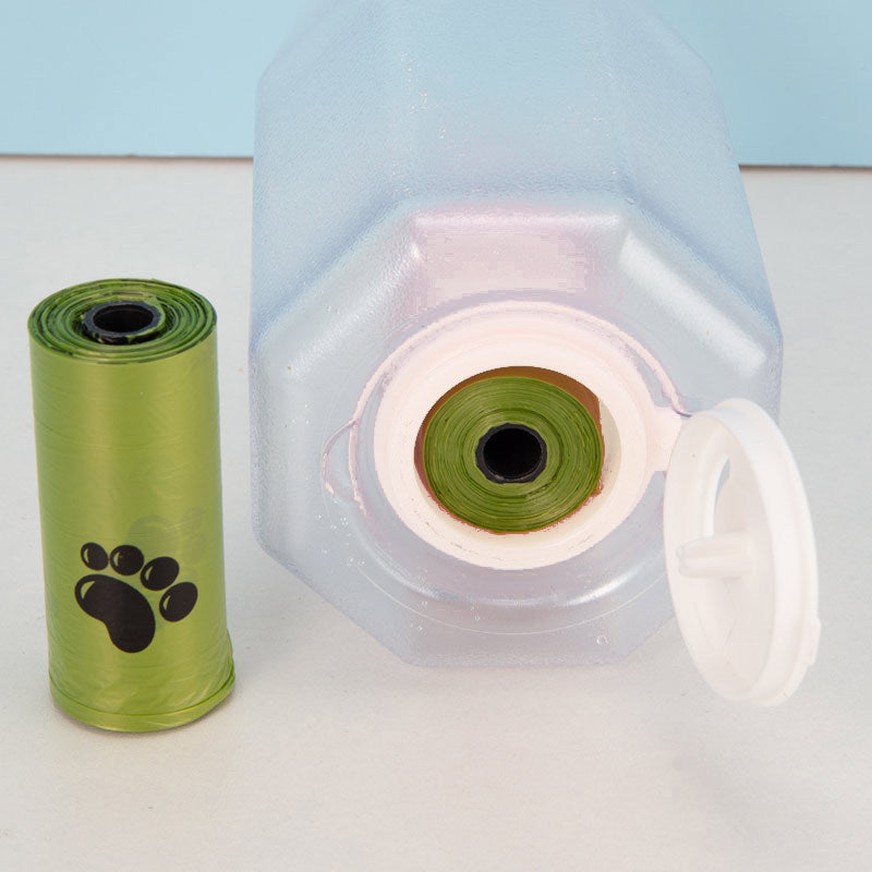 Portable Cat/Dog Water Bottle Food Feeder Drinker Dispenser 3 in 1 Leak-Proof Multifunctional
