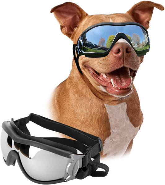 Large Dog Sunglasses Eye Protection for Dogs Windproof Goggles for Medium Large Dog