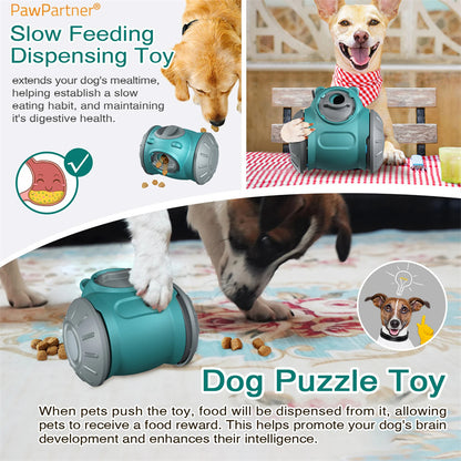 Dog Tumbler Toys Increases Pet IQ Interactive Slow Feeder for Small Medium Dogs Cat Training Balance 