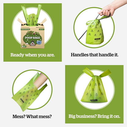 Pogi’S Dog Poop Bags with Handles / 900-Count