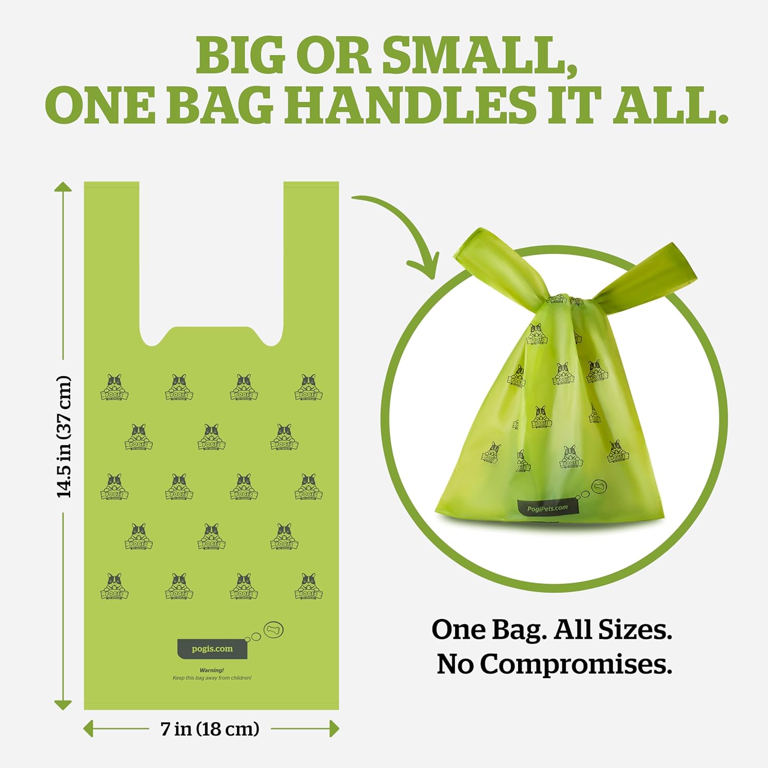 Pogi’S Dog Poop Bags with Handles / 900-Count