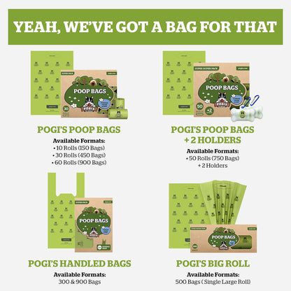 Pogi’S Dog Poop Bags with Handles / 900-Count