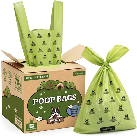 Pogi’S Dog Poop Bags with Handles / 900-Count