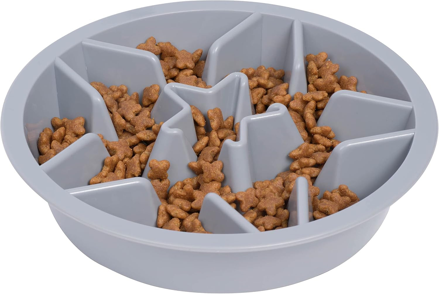 Slow Feeder Dog Bowls (2 Cup) Puzzle Dog Food Bowl - Fits into Elevated Pet Feeders
