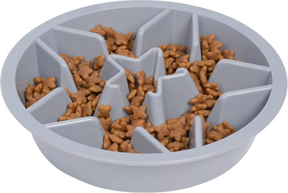 Slow Feeder Dog Bowls (2 Cup) Puzzle Dog Food Bowl - Fits into Elevated Pet Feeders