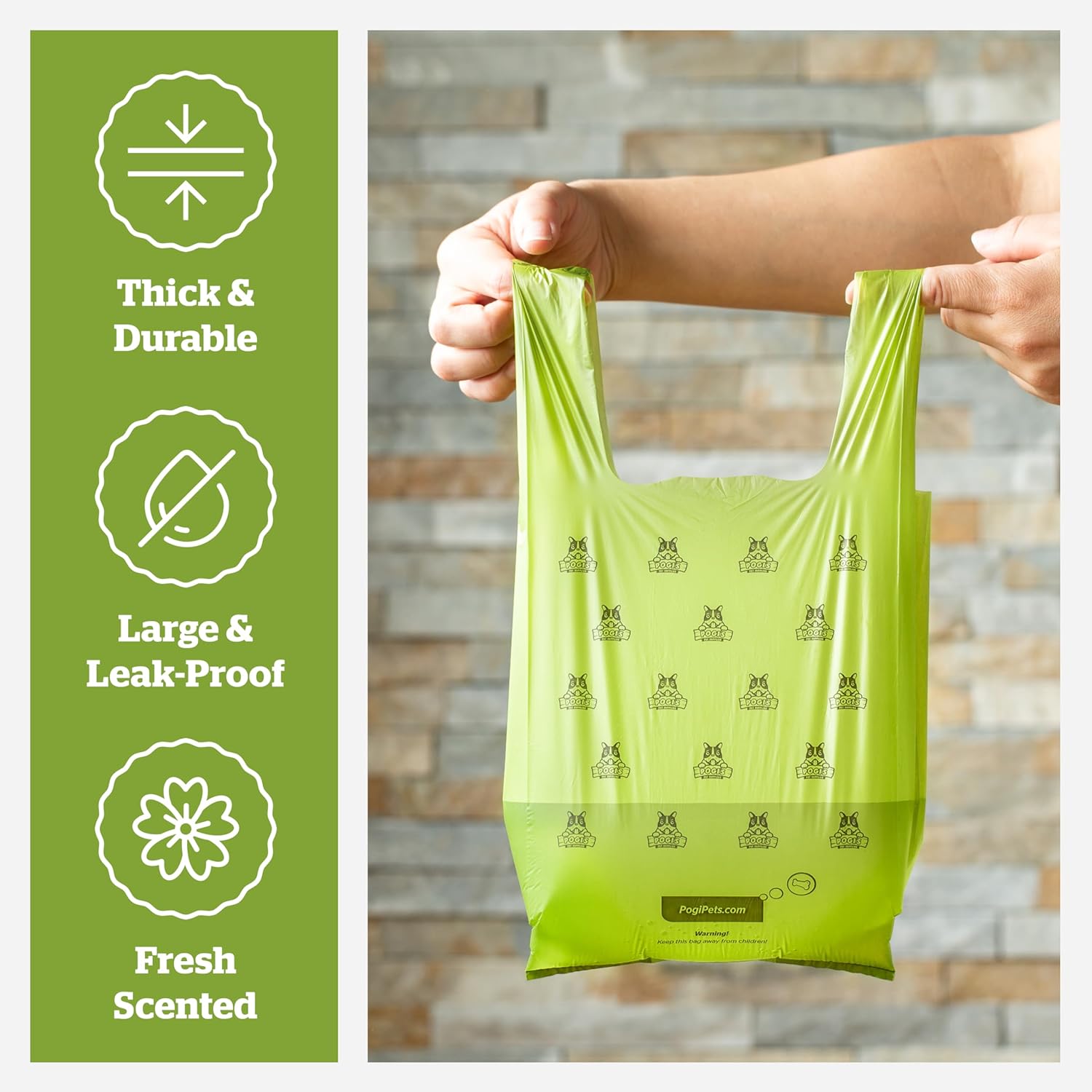 Pogi’S Dog Poop Bags with Handles / 900-Count