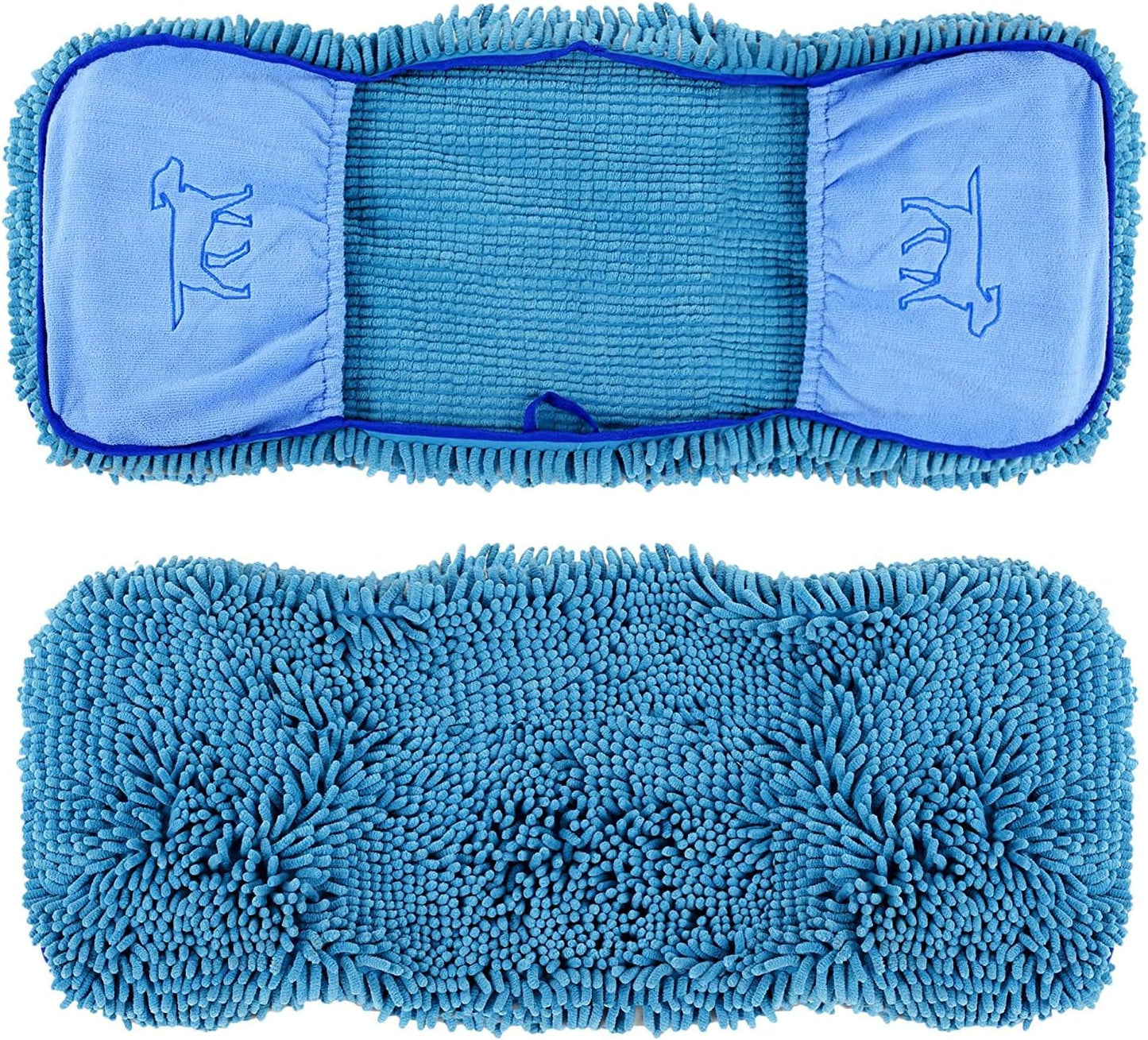 Quick Dry Towel for Dogs | Ultra Absorbent Microfiber Shammy | Extra Large 35X15 Size for All Breeds | 