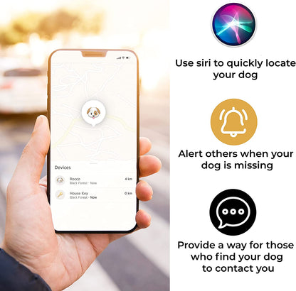 Airtag Dog Collar | Durable & Protective Dog Airtag Holder - Track Your Pet Using Apple Airtag Technology