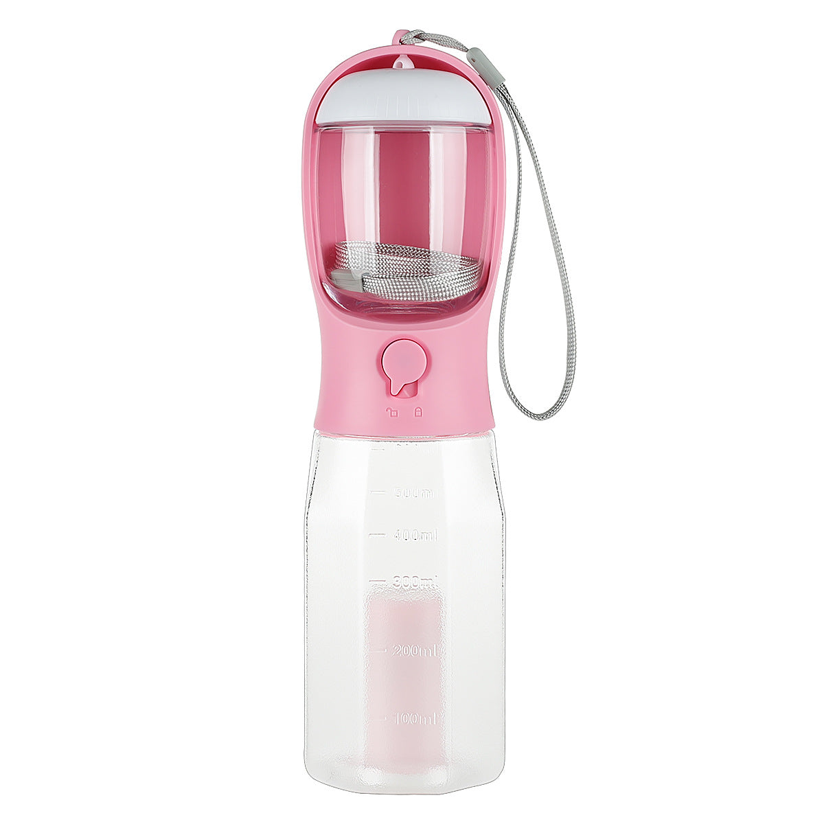 Portable Cat/Dog Water Bottle Food Feeder Drinker Dispenser 3 in 1 Leak-Proof Multifunctional