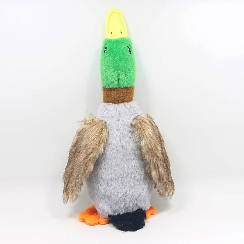 Cute Plush Duck Sound Pet Toys Stuffed Squeaky