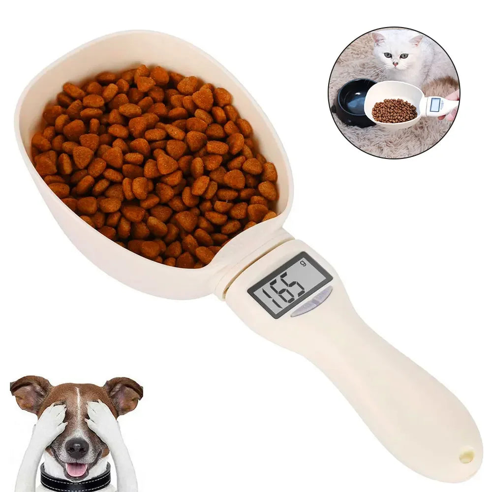 Pet Food Measuring Scoop Electronic - Scale with LED Display