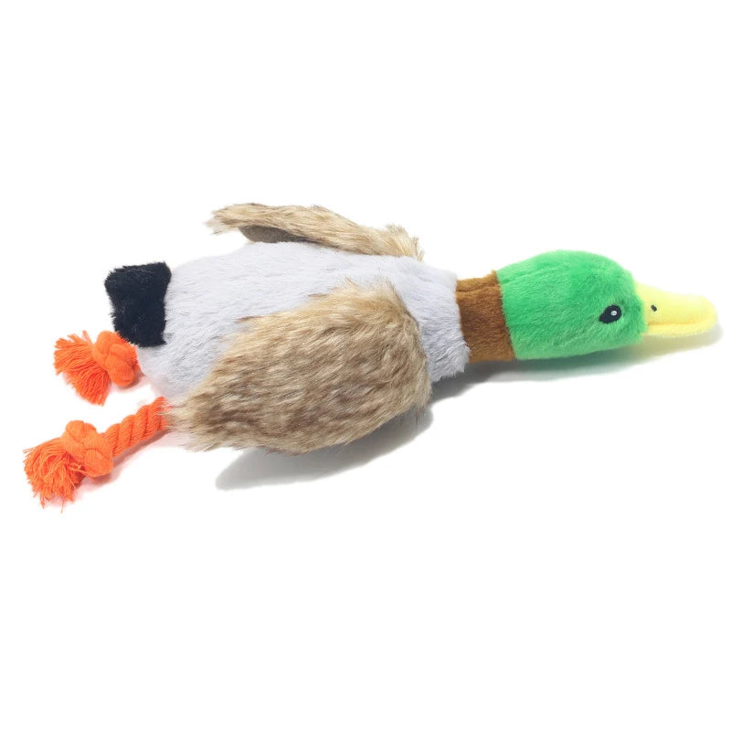 Cute Plush Duck Sound Pet Toys Stuffed Squeaky