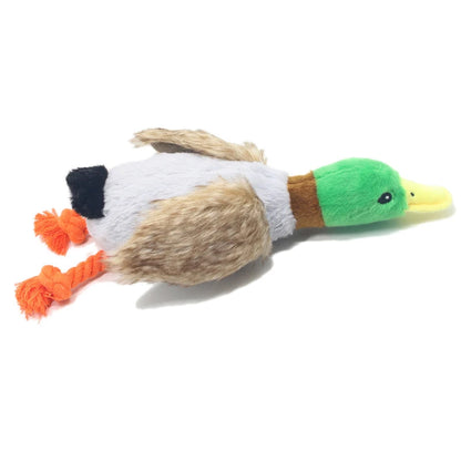 Cute Plush Duck Sound Pet Toys Stuffed Squeaky