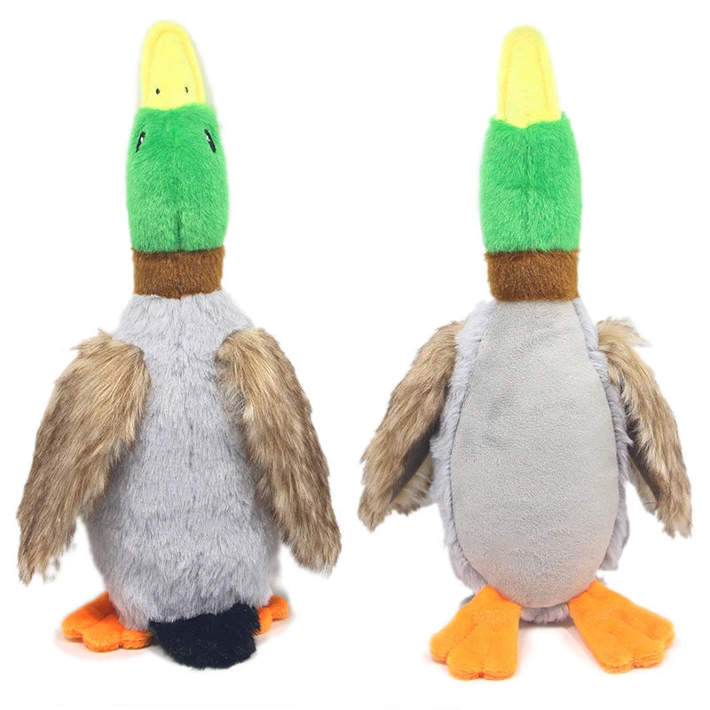 Cute Plush Duck Sound Pet Toys Stuffed Squeaky