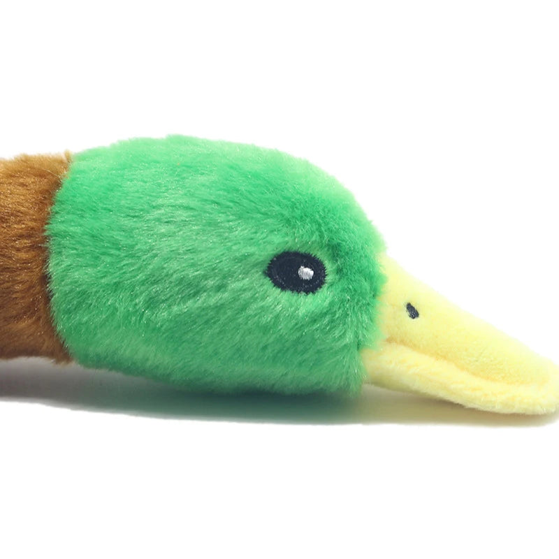 Cute Plush Duck Sound Pet Toys Stuffed Squeaky