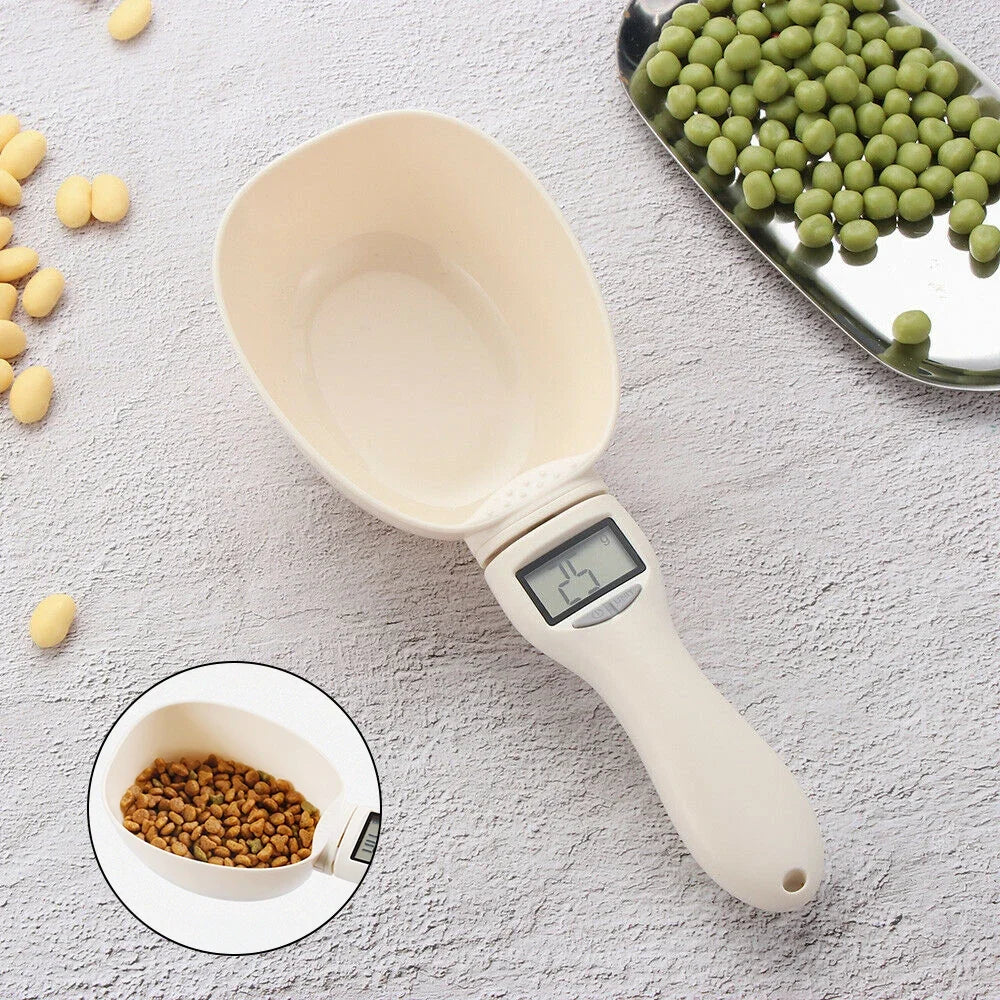 Pet Food Measuring Scoop Electronic - Scale with LED Display
