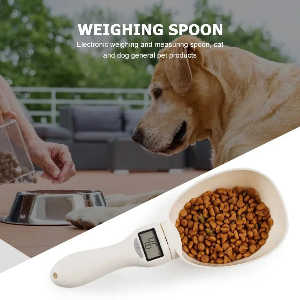 Pet Food Measuring Scoop Electronic - Scale with LED Display