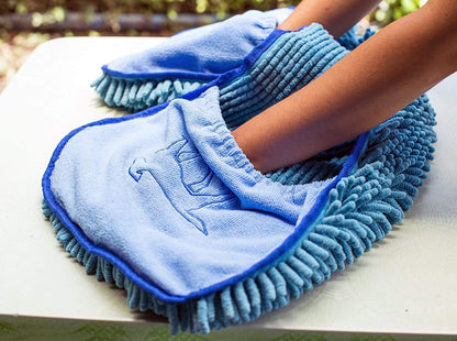 Quick Dry Towel for Dogs | Ultra Absorbent Microfiber Shammy | Extra Large 35X15 Size for All Breeds | 