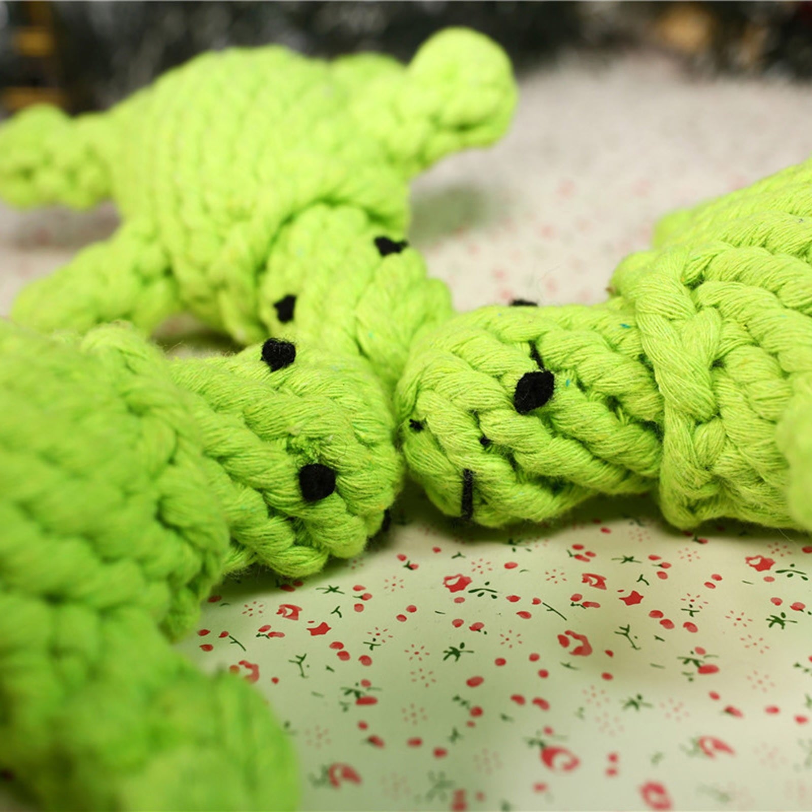 Pet Cotton Rope Toy Small Turtle 