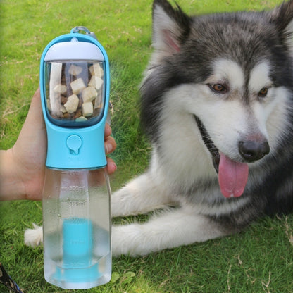 Portable Cat/Dog Water Bottle Food Feeder Drinker Dispenser 3 in 1 Leak-Proof Multifunctional
