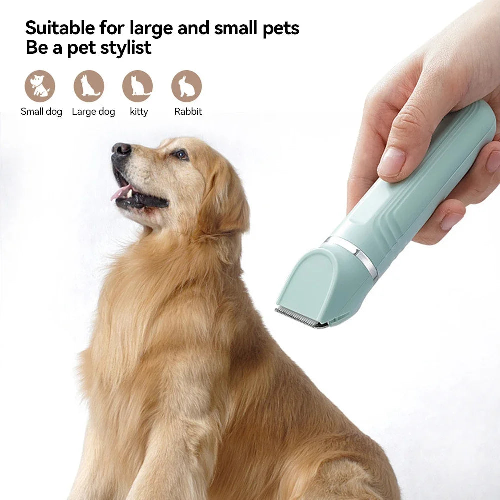 4 in 1 Electric Pet Grooming Kit - Hair Trimmer, Clippers, Nail Grinder for Cats & Dogs