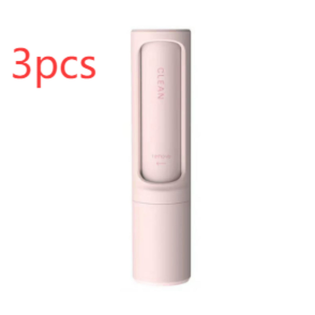 Reusable Pet Hair Remover Brush Lint Roller Portable Effective Self Cleaning Tool