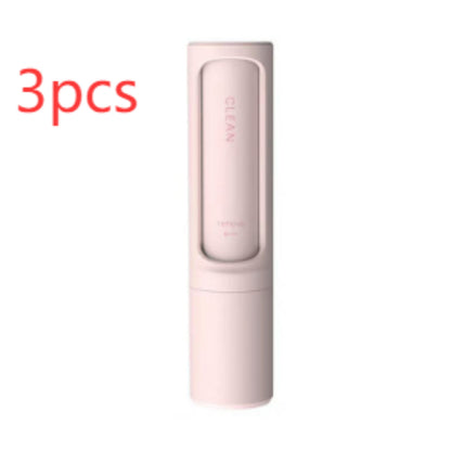Reusable Pet Hair Remover Brush Lint Roller Portable Effective Self Cleaning Tool